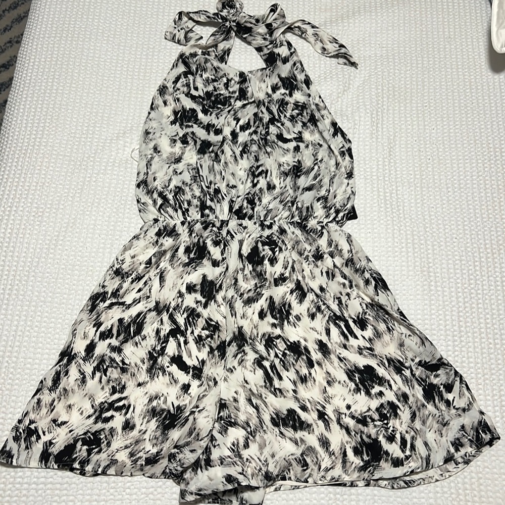 Black and white express romper. BRAND NEW WITH TAGS